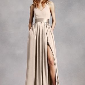 Vera Wang Nude/Champagne Dress